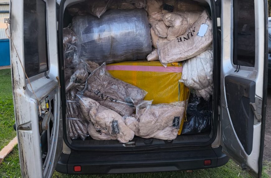Polícia Militar apreende carga de produtos sem documentação em Ponta Porã