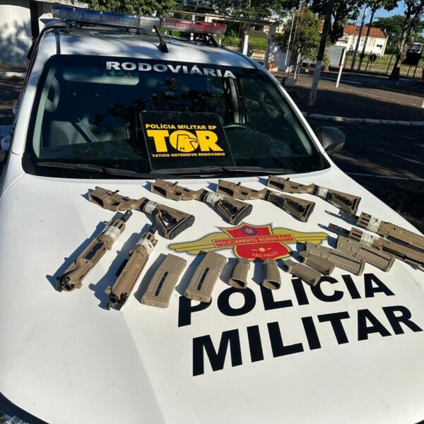 Polícia paulista apreende remessa de fuzis americanos