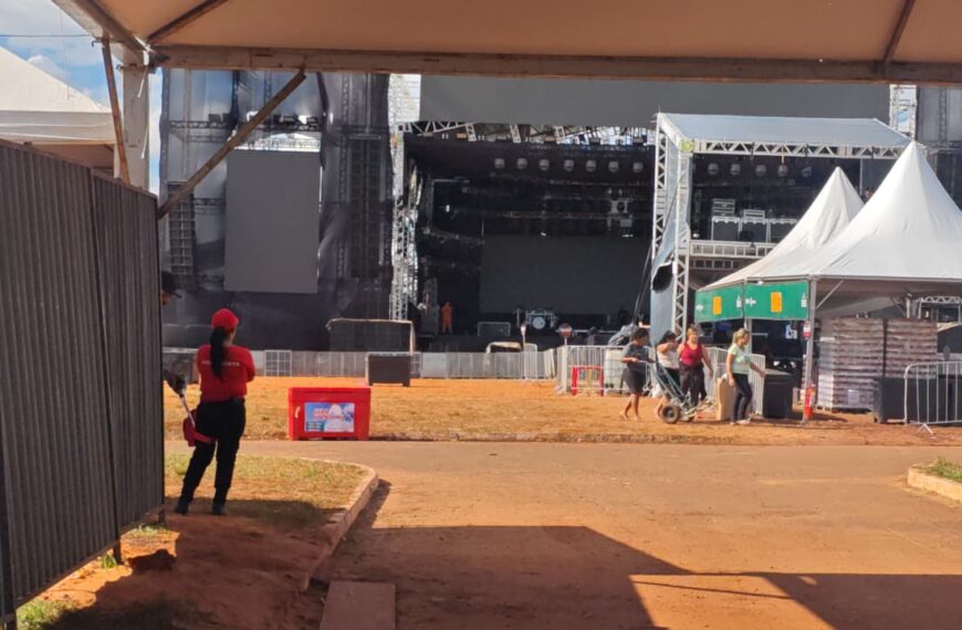 Trabalhador morre eletrocutado durante montagem de palco na Expogrande