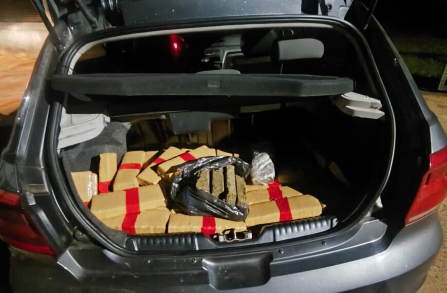 Polícia Militar apreende mais de 100 quilos de maconha em Ponta Porã