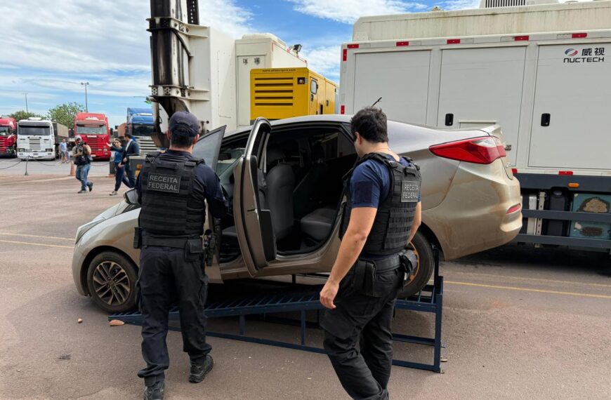 Operação Visibilidade da Receita Federal apreende mercadorias irregulares em Mundo Novo