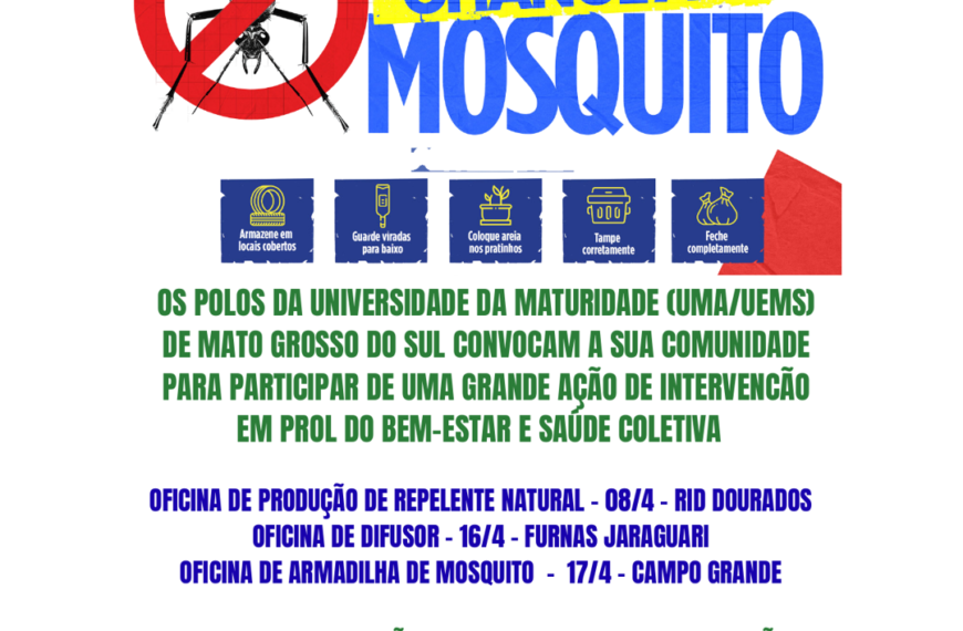 Uems lidera mobilização contra o mosquito Aedes aegypti em MS