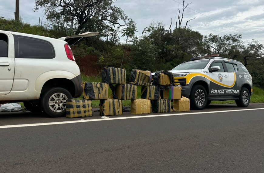 Maconha que saiu da fronteira é apreendida em São Paulo