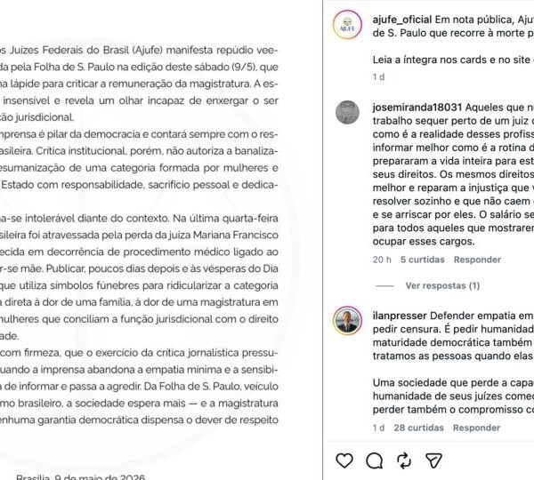 Charge sobre penduricalhos gera celeuma entre juízes e&hellip;
