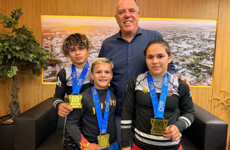 Equipe de Jiu-Jitsu de Ponta Porã conquista ouro e bronze em competição na Irlanda