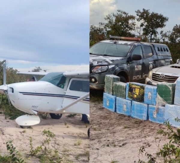 Polícia apreende avião e quase meia tonelada de&hellip;