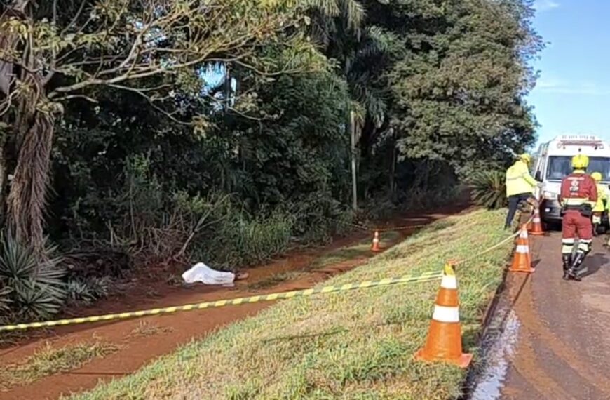 Homem é encontrado morto às margens da BR-163 em Dourados