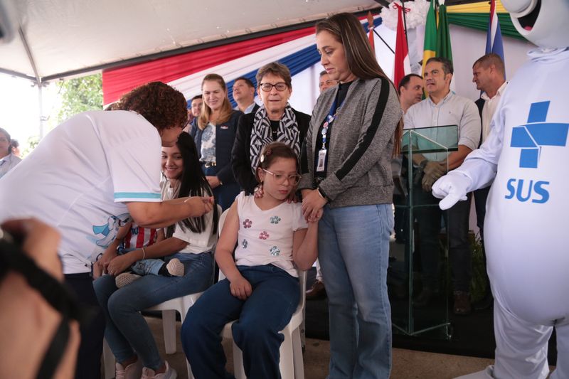 Saúde realiza campanha de vacinação durante o feriadão na fronteira