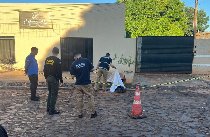 Homem é assassinado em Pedro Juan Caballero; suspeito é preso próximo ao local do crime