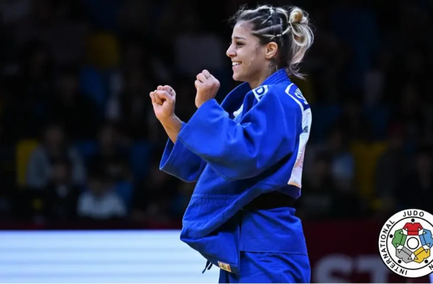 Sarah Souza é bronze em 1º dia do Grand Slam de judô no Cazaquistão