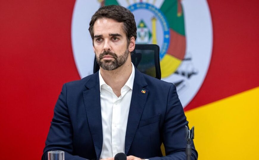 Eduardo Leite publica e apaga vídeo com previsão equivocada sobre cheia do Rio Taquari no RS