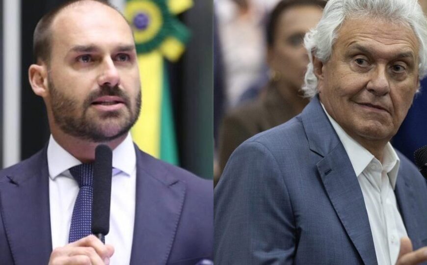 Caiado e Eduardo trocam farpas após crítica sobre Green Card