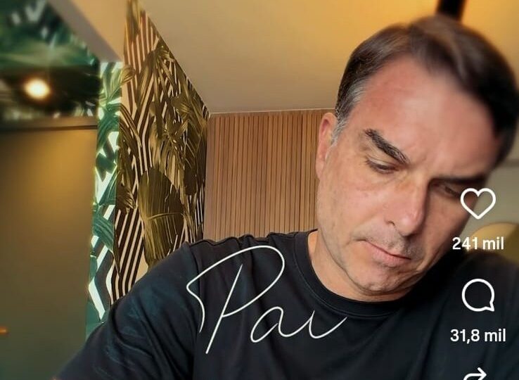 Flávio publica vídeo com carta a Bolsonaro e chama decisão de Moraes de insana e injusta