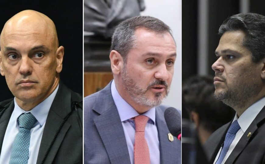 Senador pede impeachment de Moraes, prisão do diretor da PF e afastamento de Alcolumbre