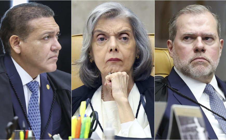 Guerra no STF envolve disputa pelos votos de Kassio, Cármen e Toffoli