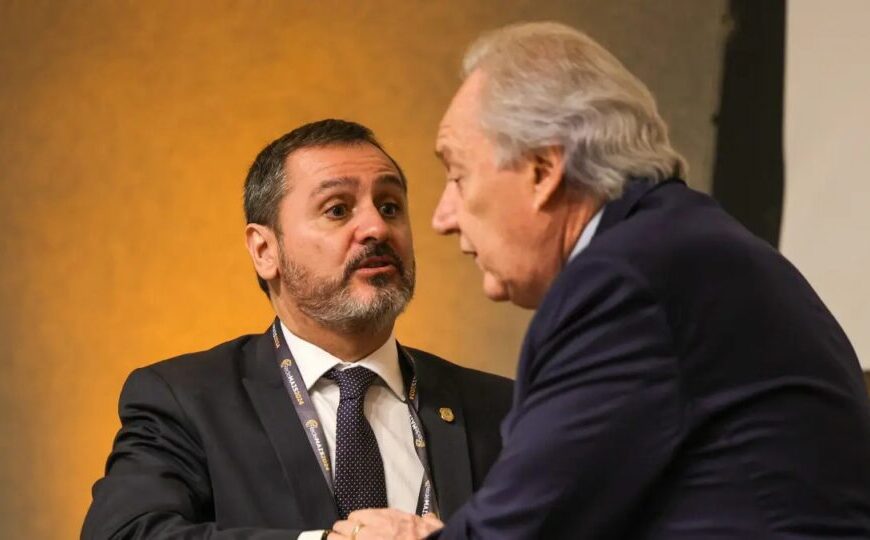 Vídeo mostra Vorcaro com diretor da PF, Lewandowski e outras autoridades em Londres